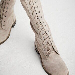 Free People Suede Tennessee Lace-Up Boots